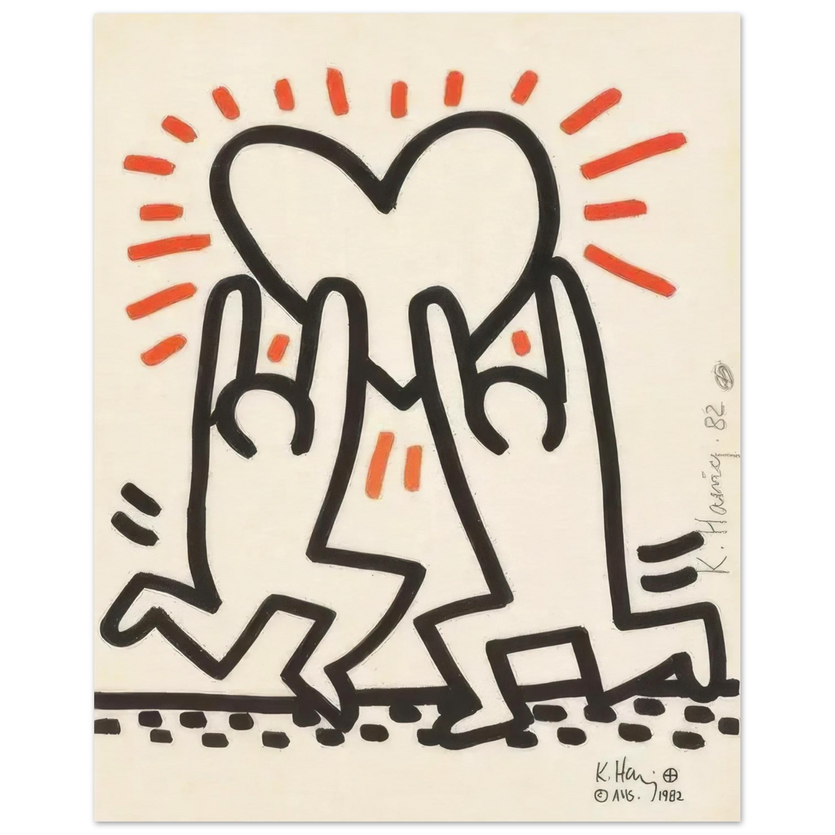 Bayer Suite 1 by Keith Haring Poster 40x50 cm / 16x20″