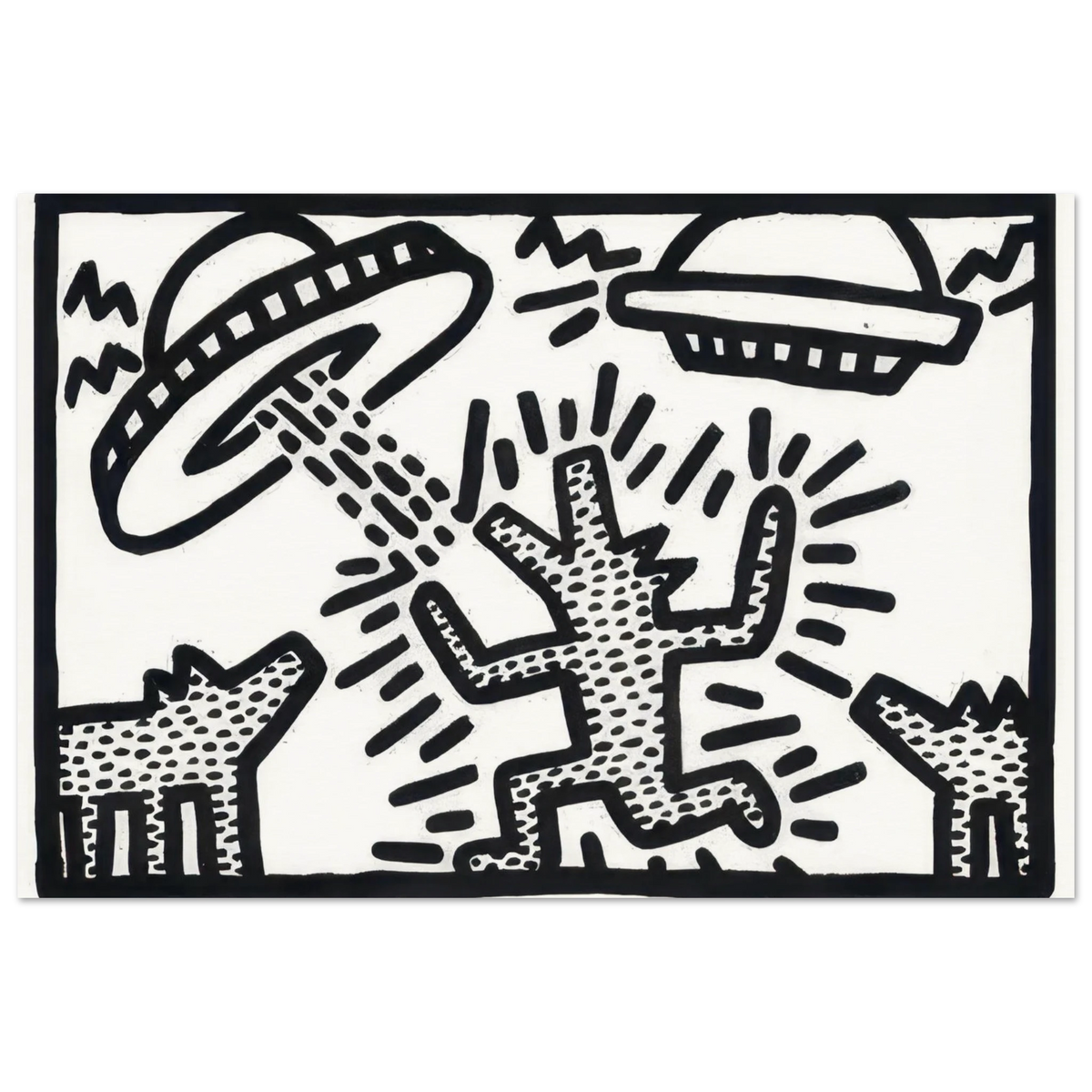Plate I, Untitled 1–6 – Keith Haring 