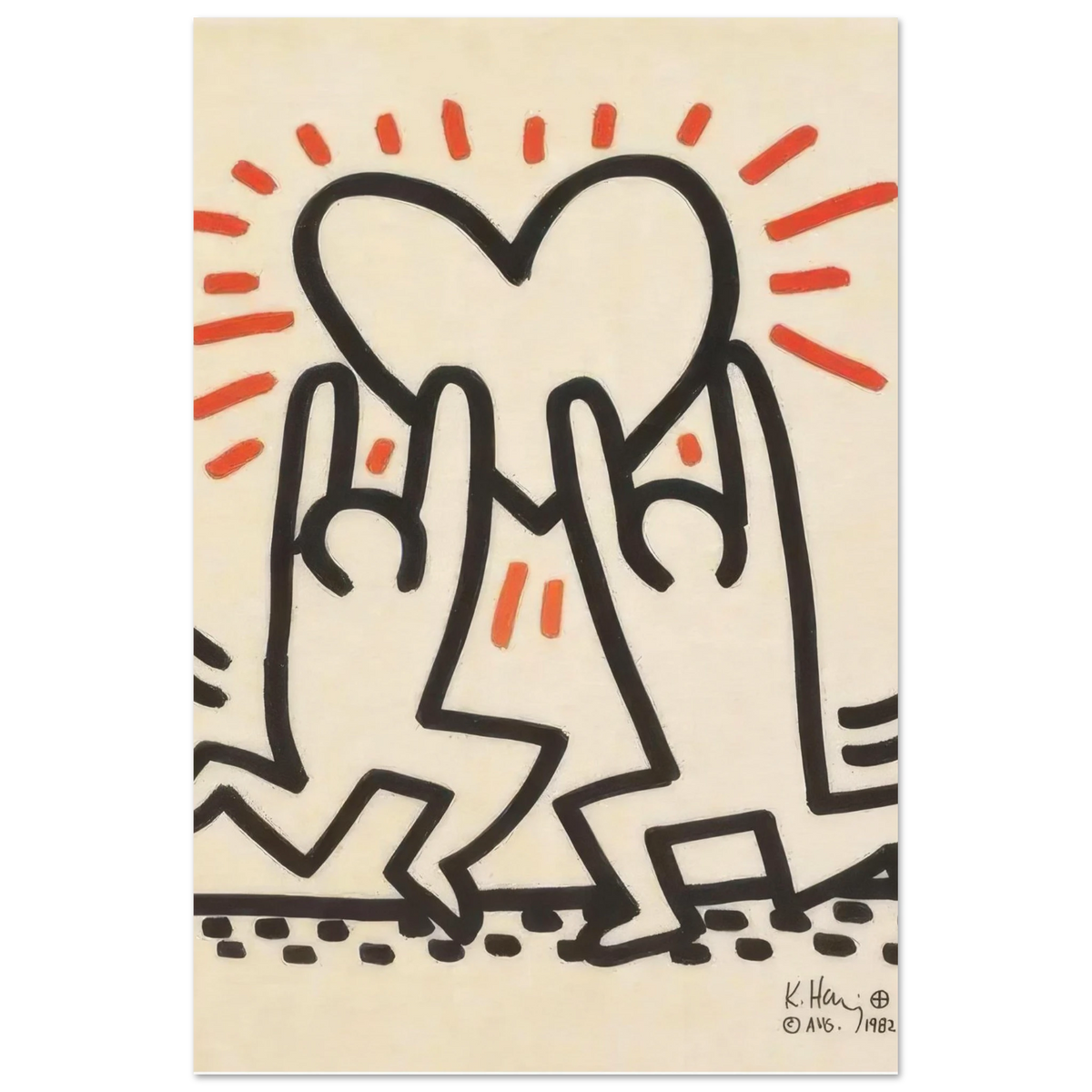 Bayer Suite (complete set) - by Keith Haring Poster