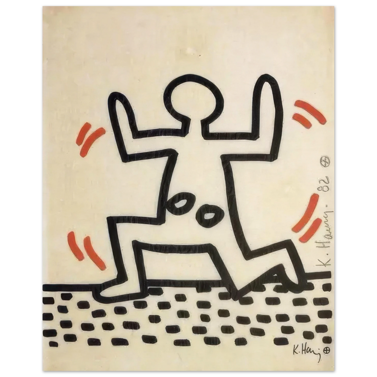 Bayer Suite 5 - by Keith Haring Poster 40x50 cm / 16x20″