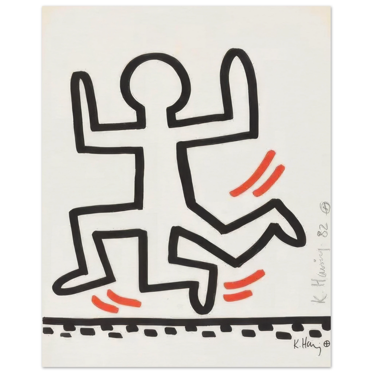 Bayer Suite 6 - by Keith Haring Poster 40x50 cm / 16x20″