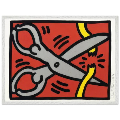 Chocolate Buddha 2 by Keith Haring Framed Art Print