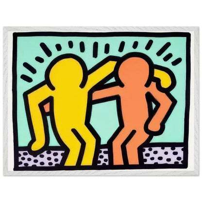 Ludo 3 by Keith Haring Framed Art Print